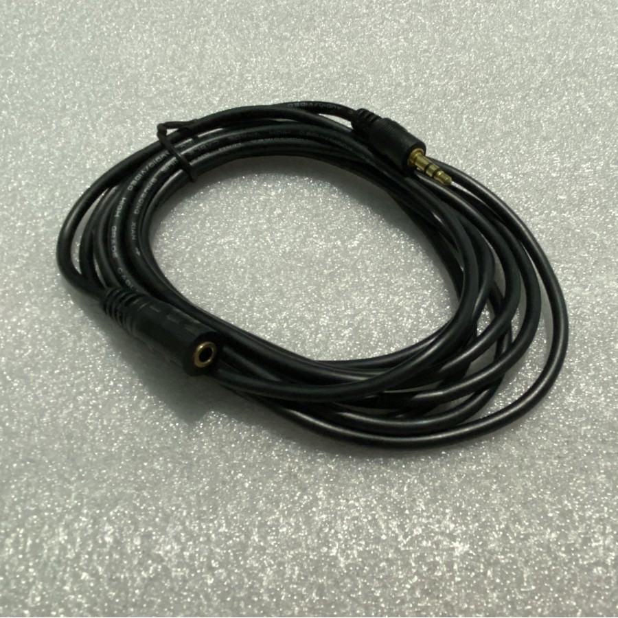 Kabel Audio Extension 20 Meter Male To Female Aux 3.5mm 20 meter