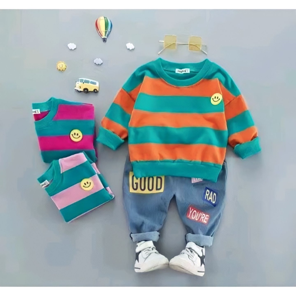 PROMO SWEATER ANAK/SETELAN ANAK COWOK DAN CEWEK/PAKAIAN ANAK 1-5 TAHUN