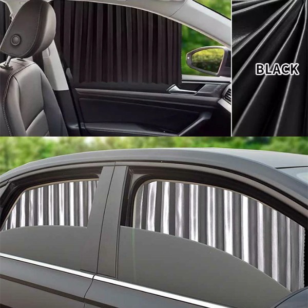 Tirai Magnet jendela Mobil Premium kaca depan belakang 4 pcs