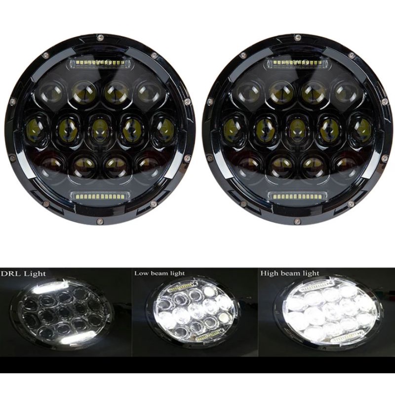 Lampu  head lamp daymaker 7 inch DOT SAE ORI import