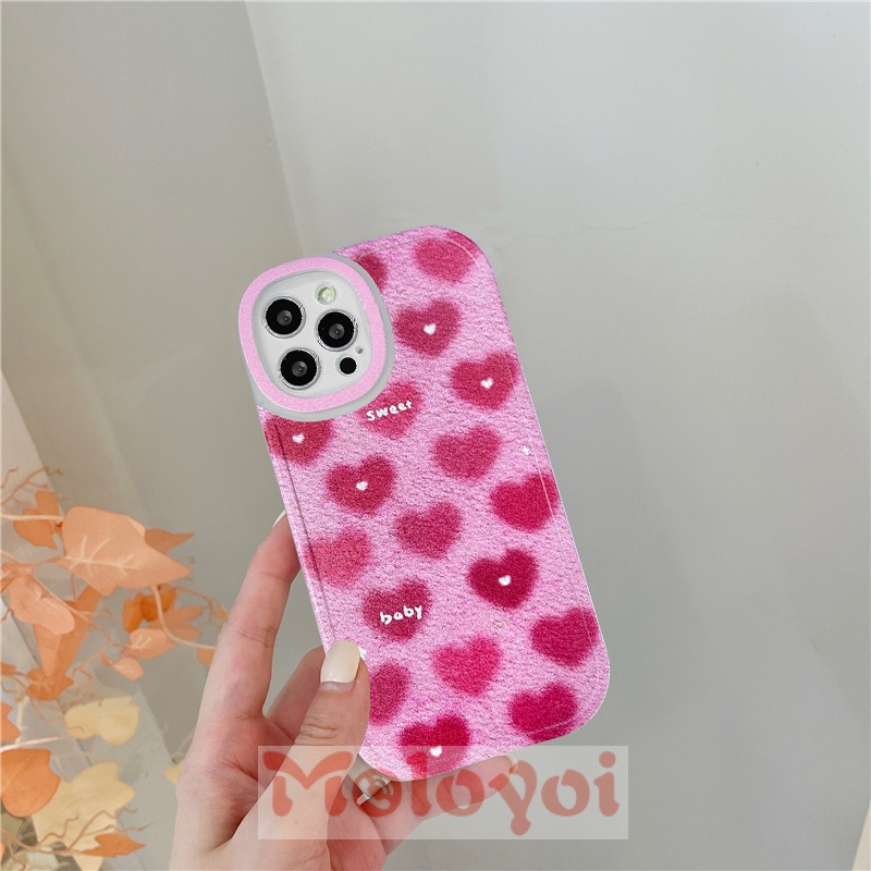 Soft Case Tpu Motif Hati Untuk IPhone 11 12 13 Pro Max 7 8 6 6s Plus XS X XR XS Max SE 2020