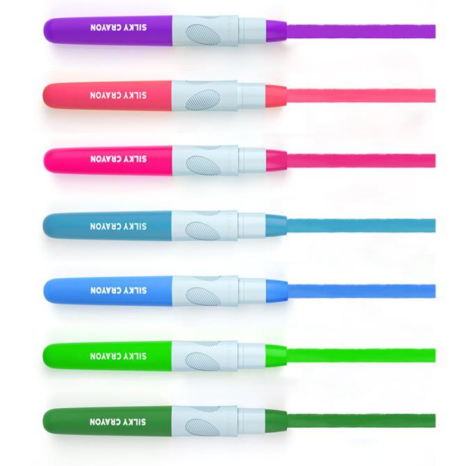 

Mideer Silky Crayon 12 pcs/24 pcs mainan edukasi alat tulis mengambar - 24 Pcs