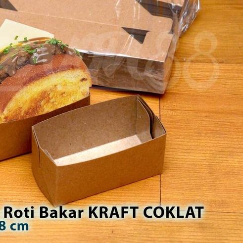 

◄ Kotak Box Dus Roti Bakar | KRAFT COKLAT -(100 Pcs ) ▲