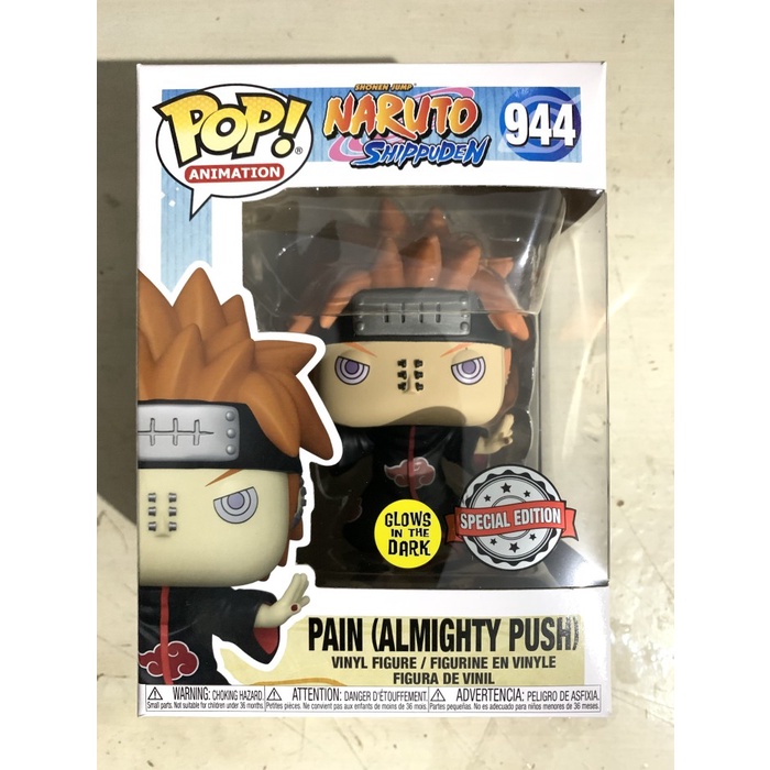 Funko POP Animation: NARUTO - Akatsuki Pain Almighty Push (Glow)