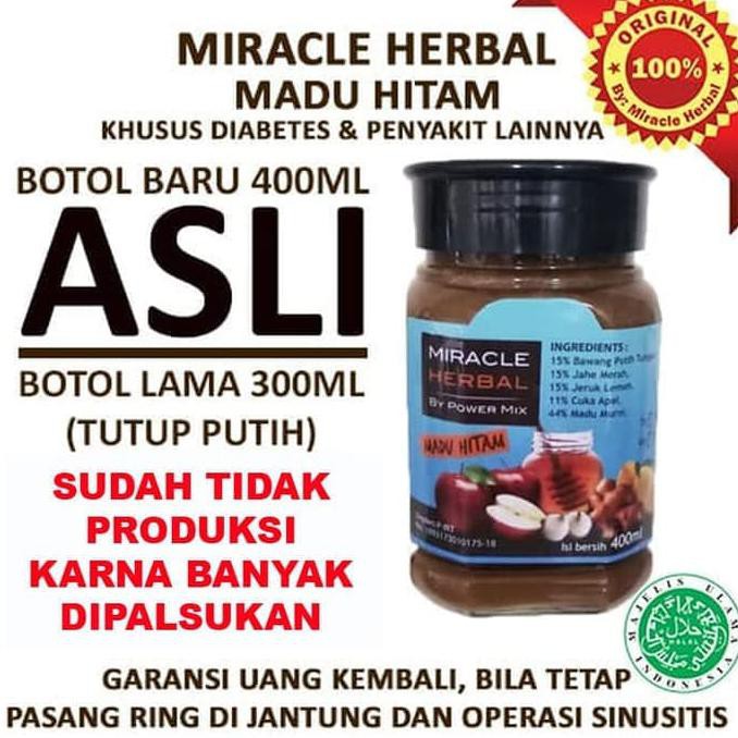 

Herbal877D8Rs9 1 Botol Miracle Herbal By Power Mix Madu Hitam