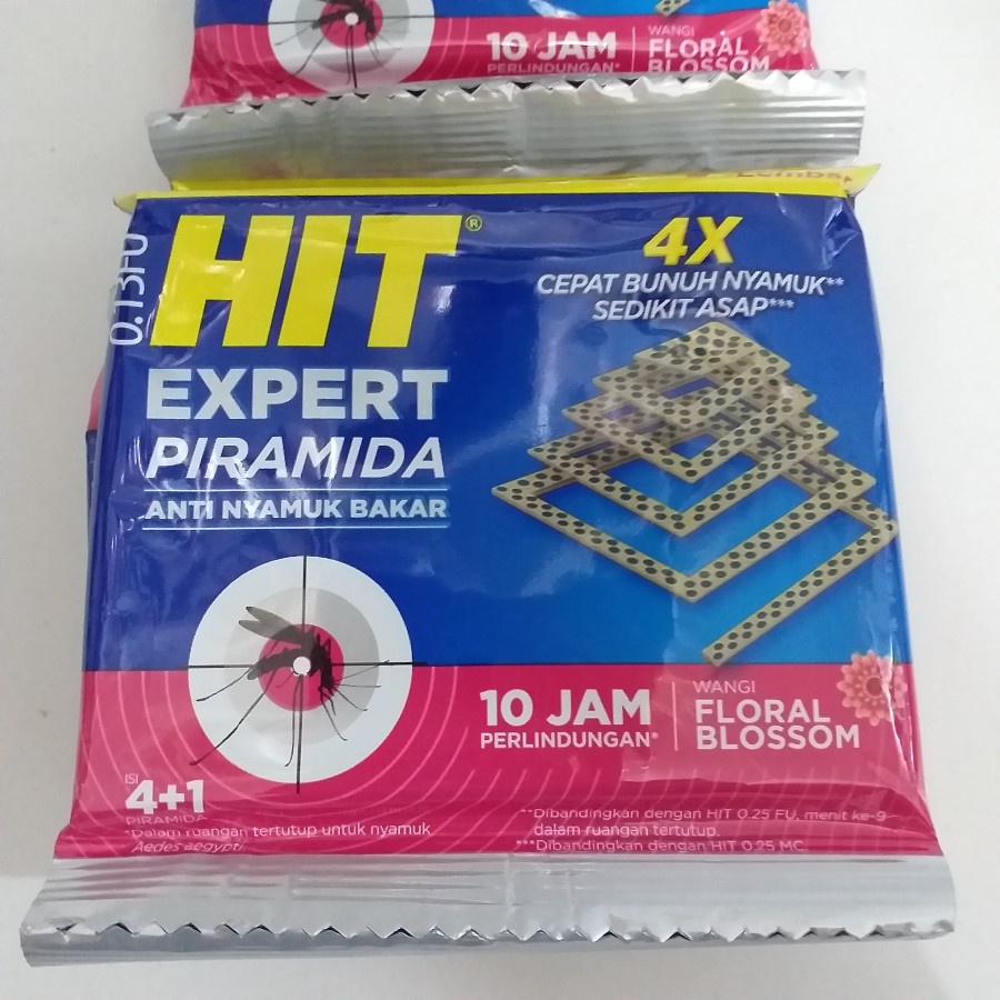 HIT Expert Piramida PIRAMID piramit Obat Nyamuk Bakar Tahan 10 Jam Floral Blossom///Oke