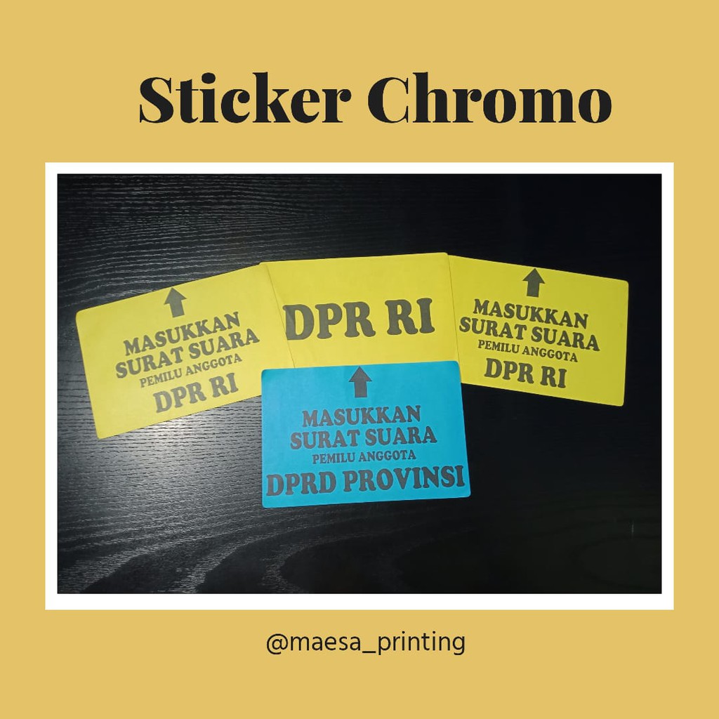 

Stiker Kromo Cutting