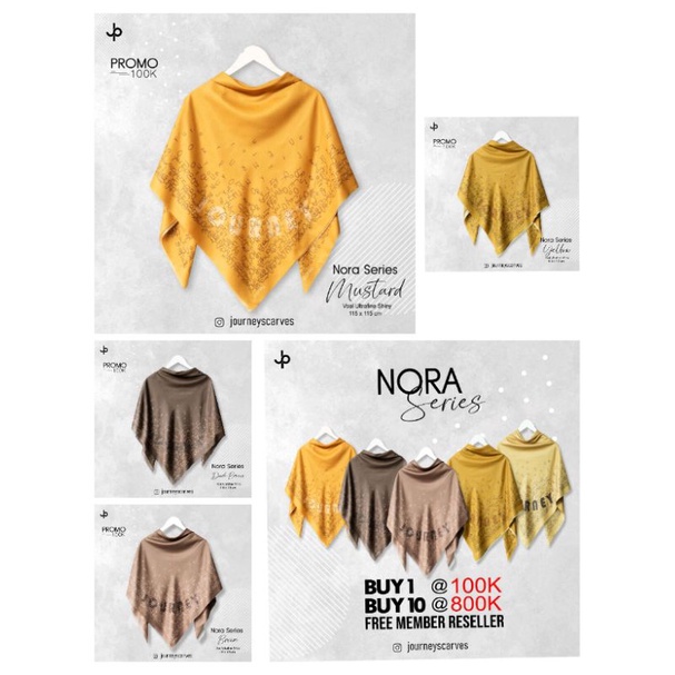 NORA SERIES JOURNEY Scarves