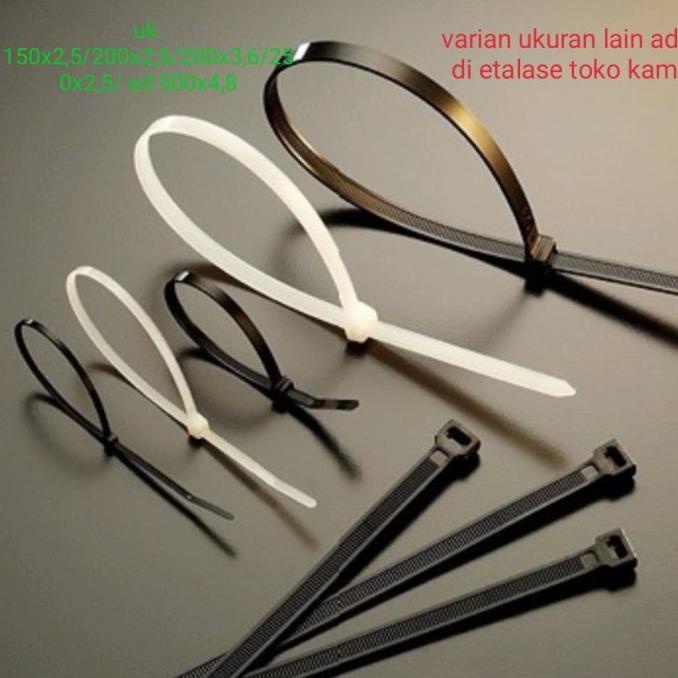 

Office & Stationery | Document Organizer | Kabel Ties 50 Cm (4,8X500) /Sabuk Kabel/ Tali Serut/Plastik Ikat | Best Seller