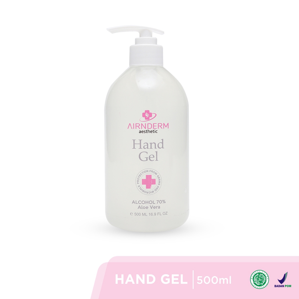 

Airnderm Aesthetic Hand Gel Sanitizer 500ml