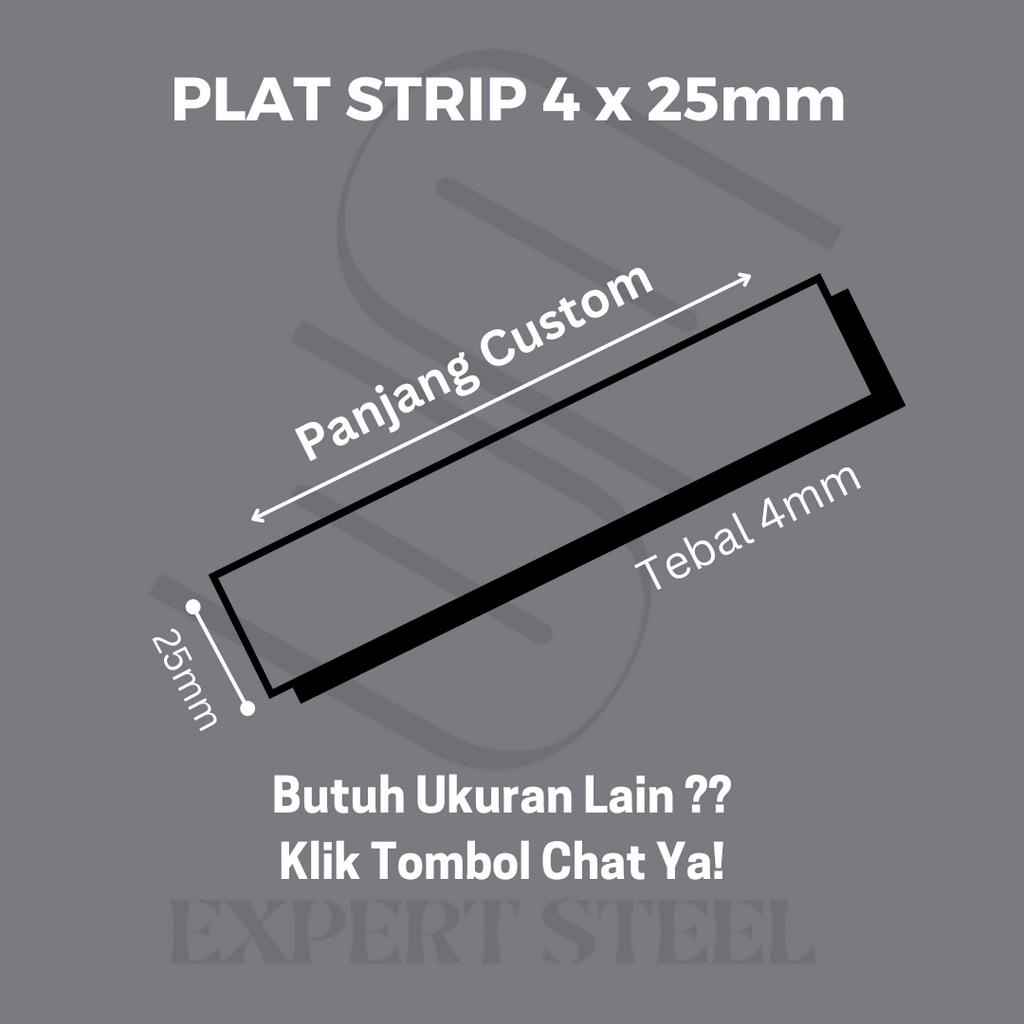 PLAT STRIP 4  X 25 X 2M