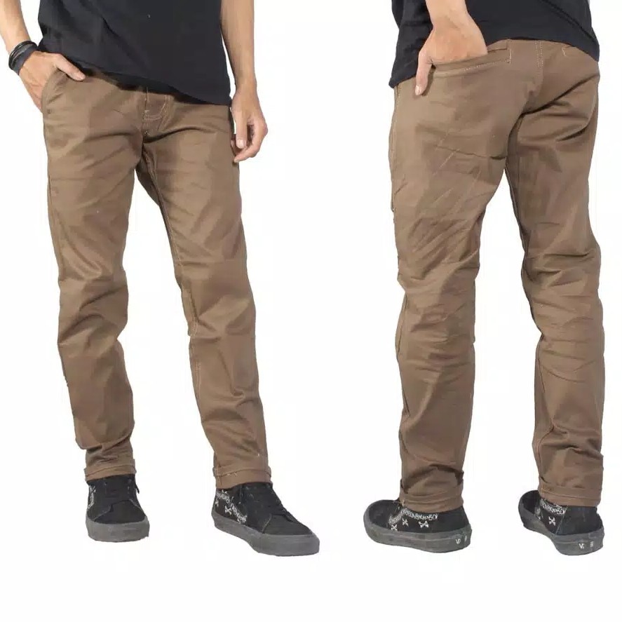 Celana Chino Standar Formal Panjang Pria Celana Cino Cowok Premium longgar