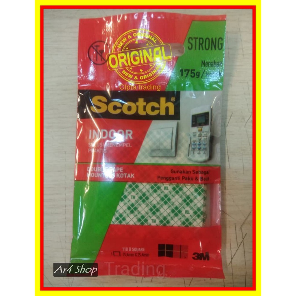 

Double Tape - 3M - Mounting Tape 110-D 1& 34; X 1 & 34;