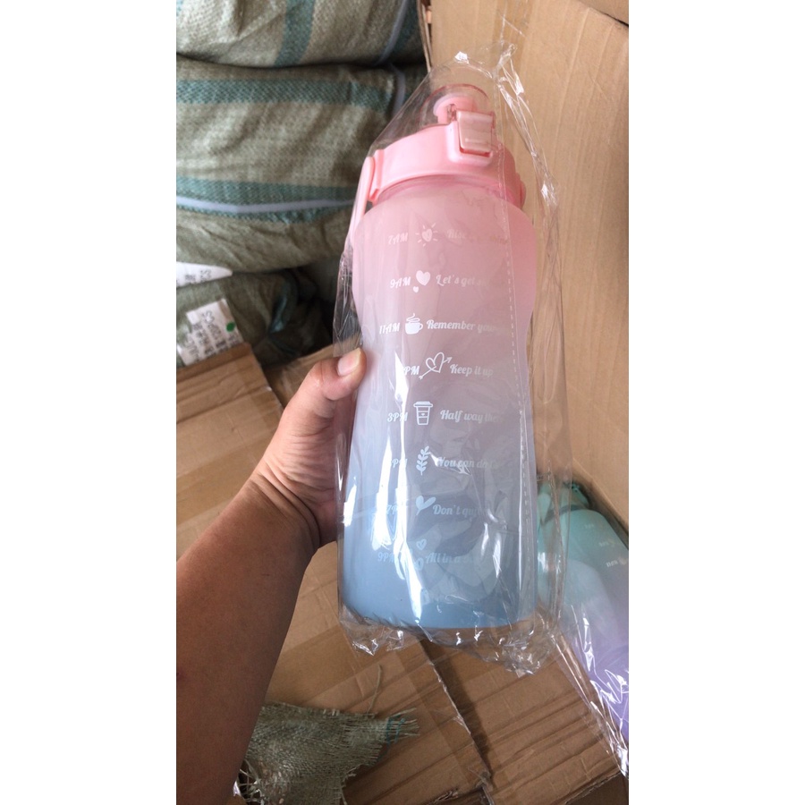 botol minum motivasi 2L