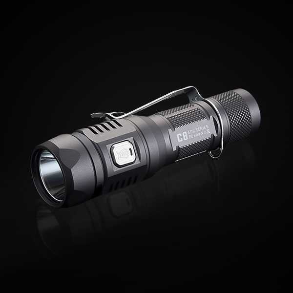 IDN TOOLS - JETBeam C8 Pro Tactical Senter LED Cree SST-40 N4 BC 1200 Lumens