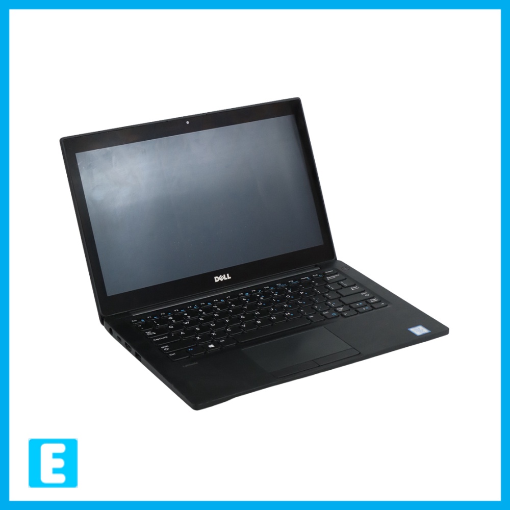 PROMO Laptop Dell Latitude 7280 Intel Core i7 Gen7 8GB 256GB 12.5 Inch FHD Touchscreen Windows 10 BEKAS GRADE A - Black ORIGINAL