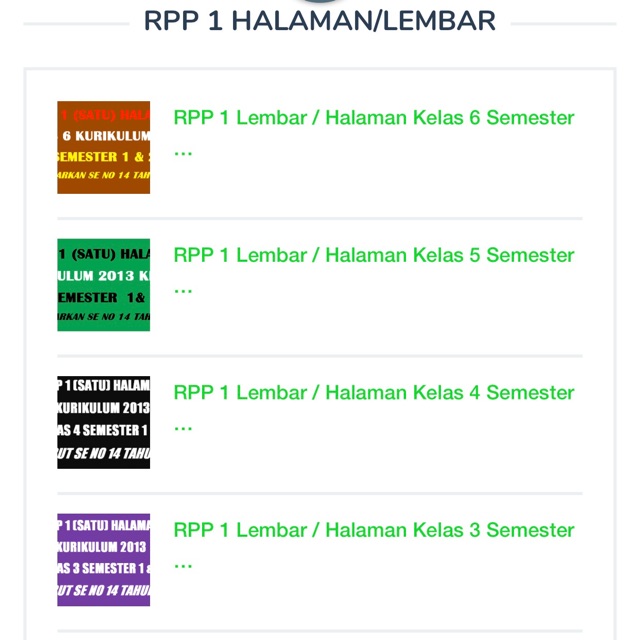 Rpp Terbaru 1 Lembar Silabus Prota Promes Format Rpp 1 Lembar Dan Perangkat K13 Shopee Indonesia