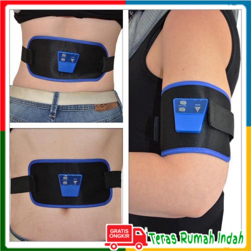 ABGymnic Sabuk Getar Pelangsing Tubuh / Sabuk Diet Pembakar Lemak / Alat Getar Bantu Olahraga