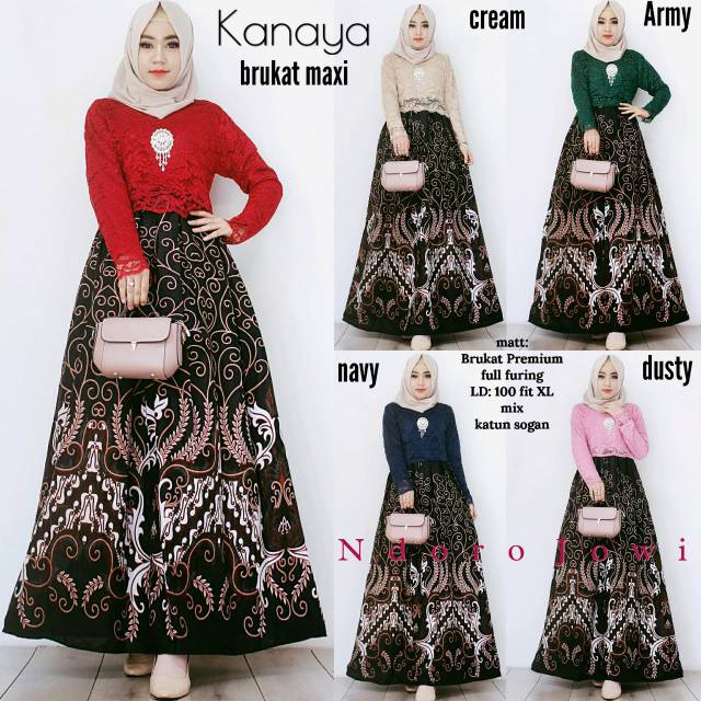 Kanaya Brukat Maxi by Ndoro Jowi