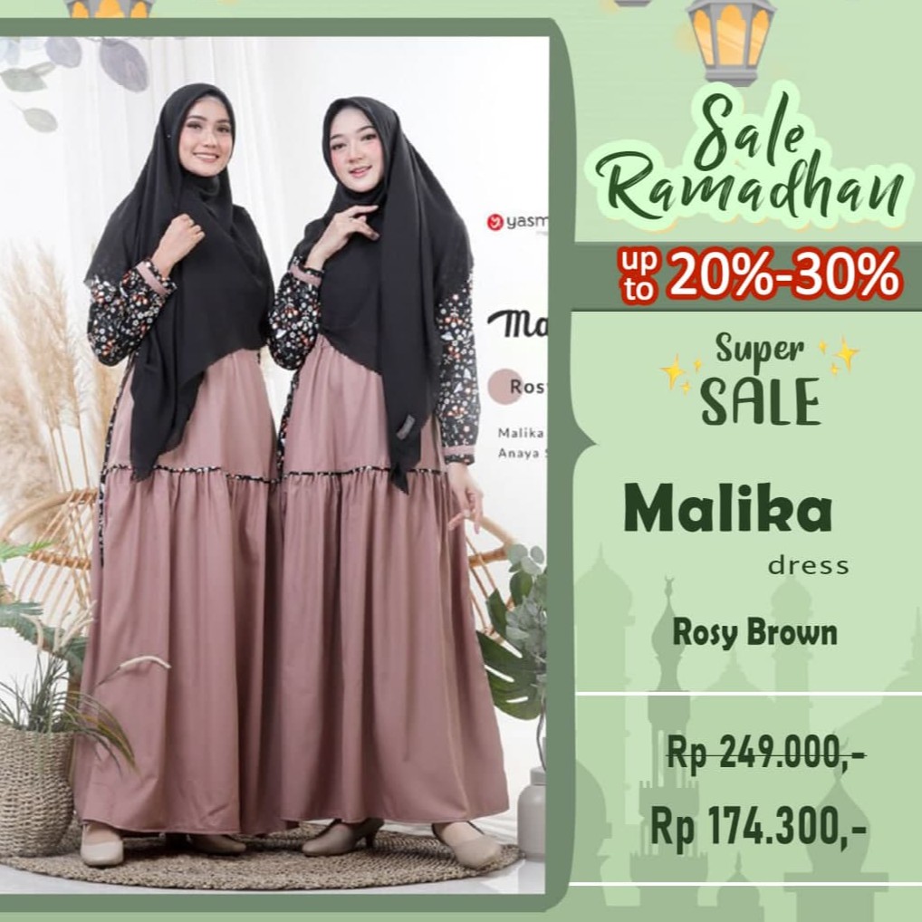Gamis Dewasa Malika Dress by YASMEERA