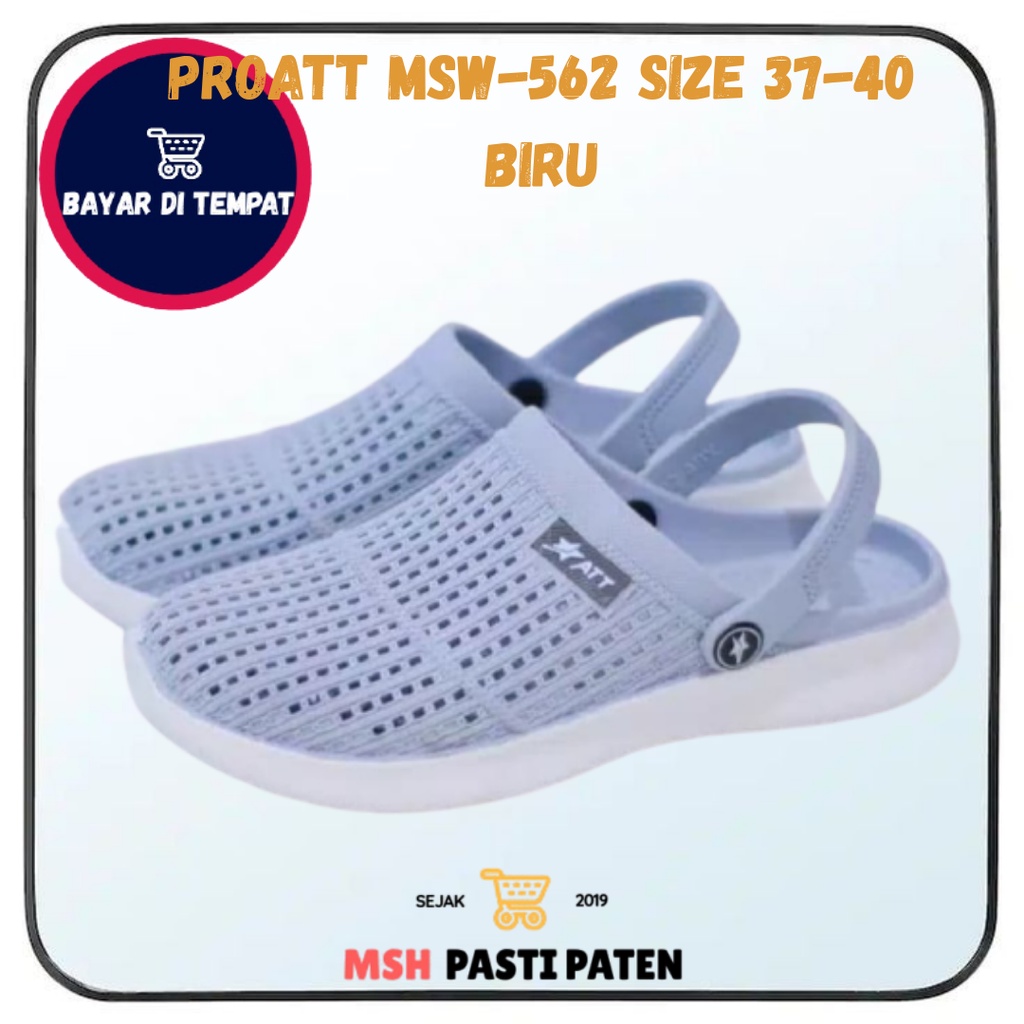 PRO ATT MSW 562 SIZE 37-40 Sepatu sandal karet wanita tahan air Sandal baim wanita Sepatu boots wanita Sandal kasual perempuan