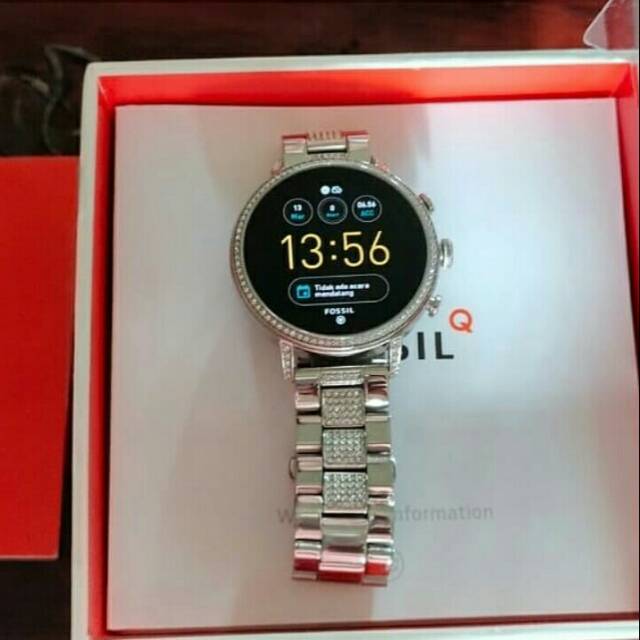 Smartwatch fossil Q venture gen 4 silver dan rosegold