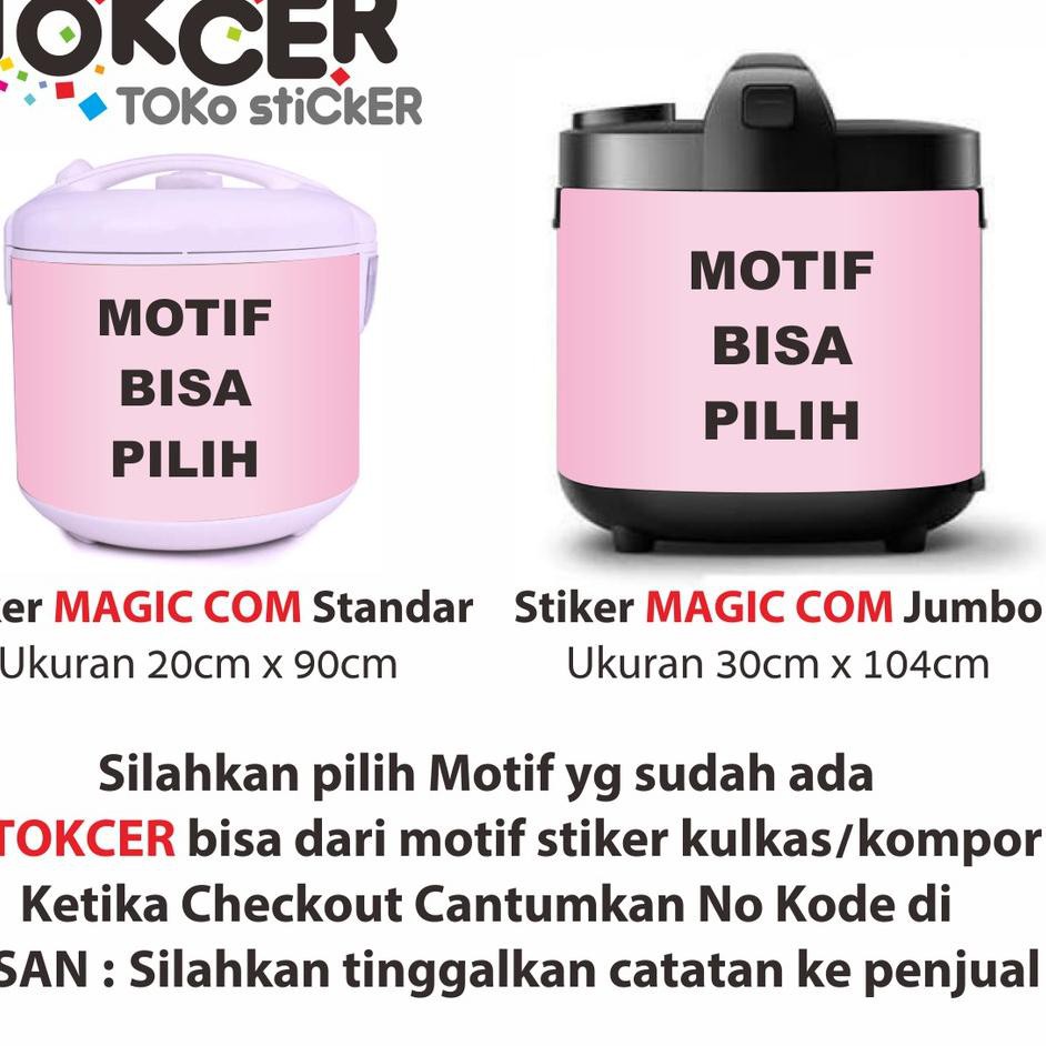 

Harga termurah a0 Stiker MAGIC COM pilih Motif 90 Ready'
