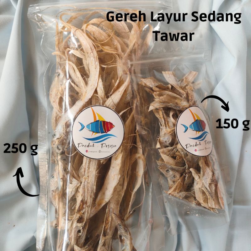 

Gereh Canteng kecil/ Ikan Baby Layur 250 gram