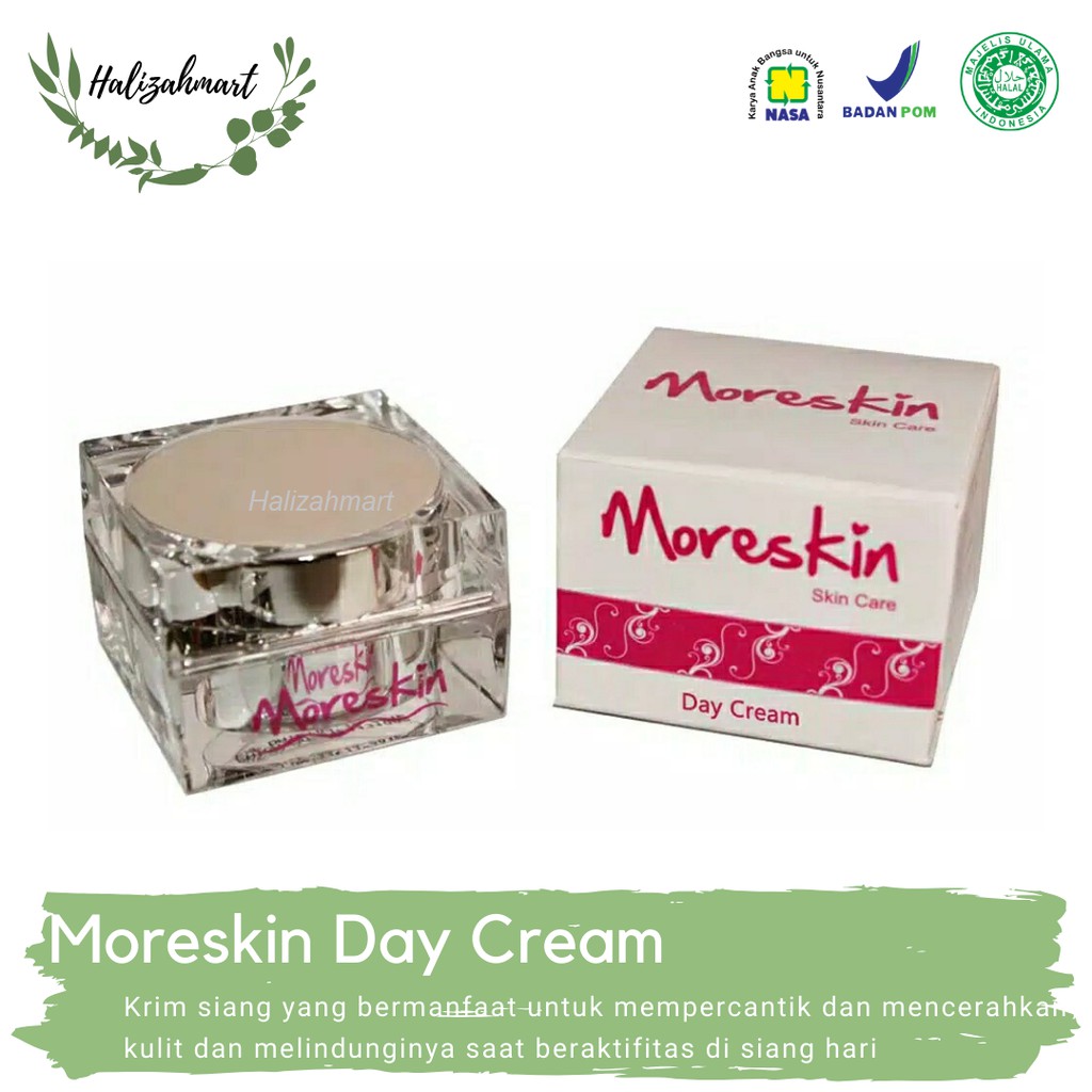 [COD] MORESKIN DAY CREAM NASA Krim pemutih wajah penghilang flek hitam
