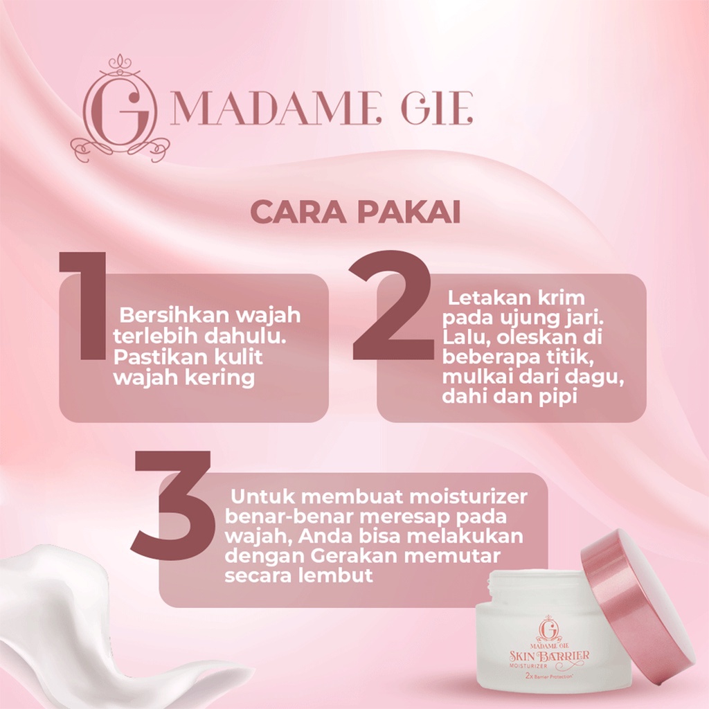 ❤ BELIA ❤ MADAME GIE Skin Barrier Series | Serum | Moisturizer | Skincare Pelembab | Skin Barrier | Ceramide | Bakuchi Extract | BPOM