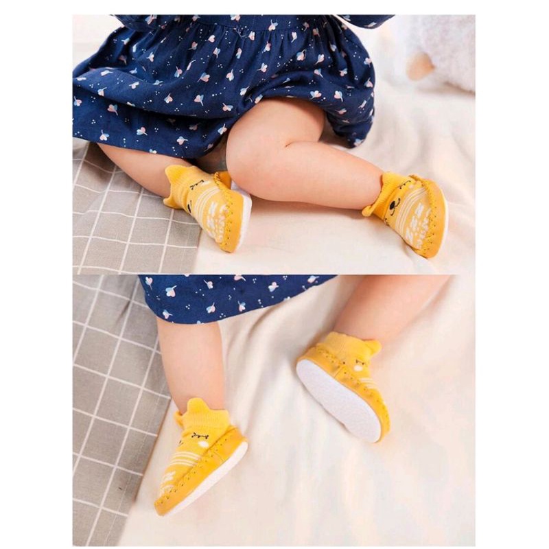 Sepatu Anak Bayi - Baby Prewalker Shoes Socks Anti Slip Kaos Kaki Anak Bayi