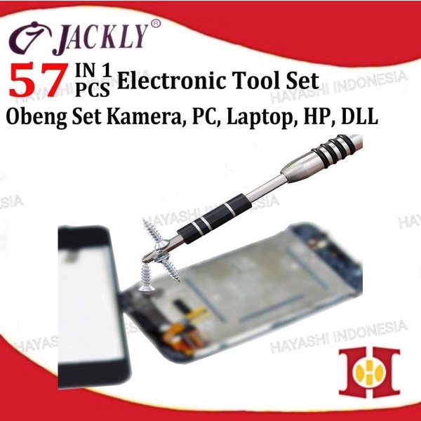 Obeng Set 57 in 1 Magnet Service Kamera PC Computer Laptop Handphone