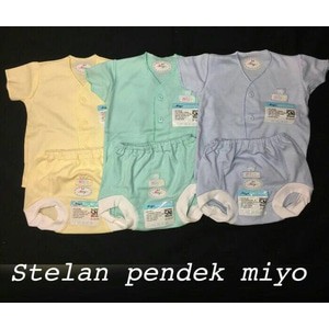 setelan pendek bayi miyo