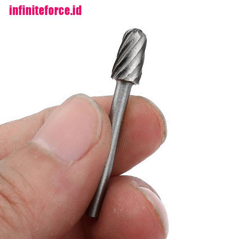 6pcs Mata Bor HSS Routing Router Grinding Bits Burr Dremel Rotary