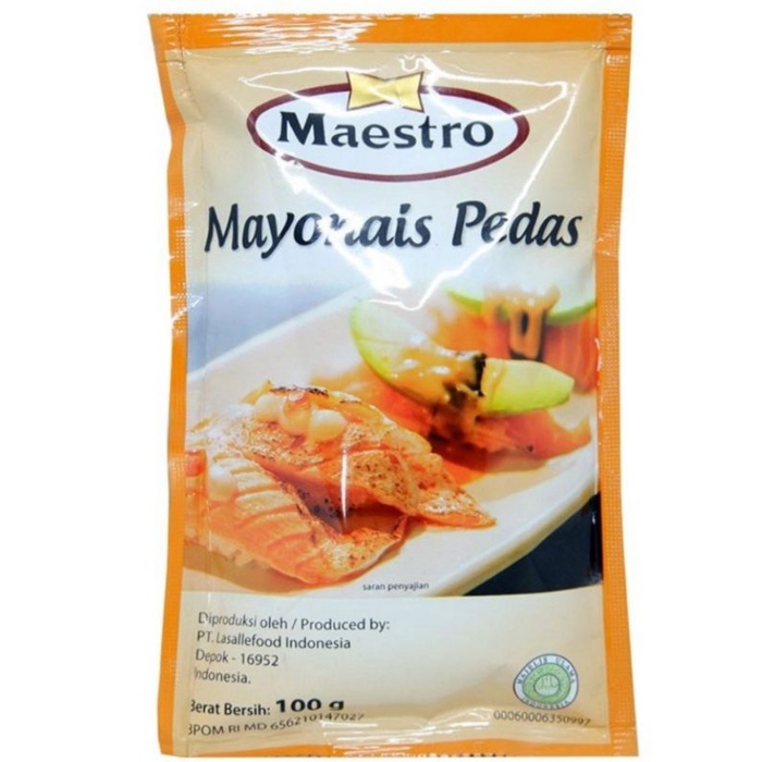 

MAESTRO MAYONAISE PEDAS 100GR - MAYO HOT SPICY