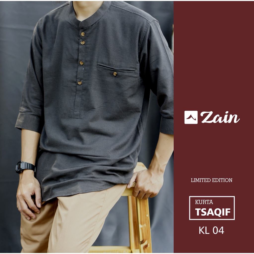 Kurta Tsaqif Kurta Limited Stock &amp; Desain Ekslusif Lengan Tiga Perempat | Kurta Tsaqif Kualitas Terbaik Dan Nyaman