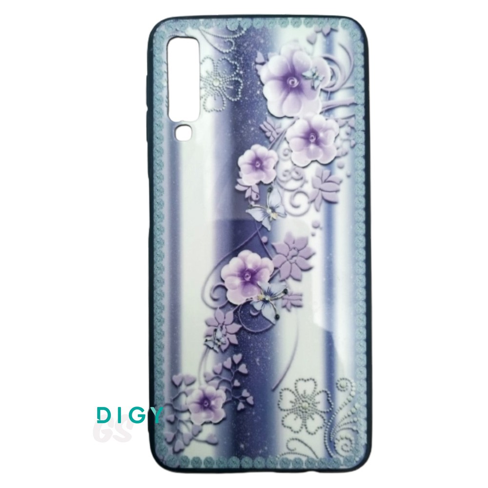 Casing Hp SAMSUNG GALAXY A7 2018 3D Flower Hardcase Fuze case hp Murah korea style