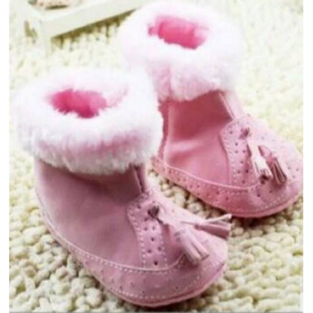 PreWalker Shoes - Zara Pink Boots