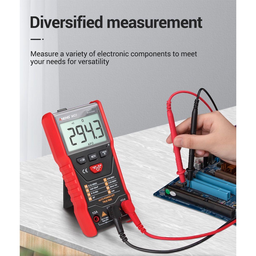 POPULAR Populer Digital Smart Multimeter Multifungsi Transistor Tester Backlight AC/DC Portable lcr Meter Digital Profesional Meter