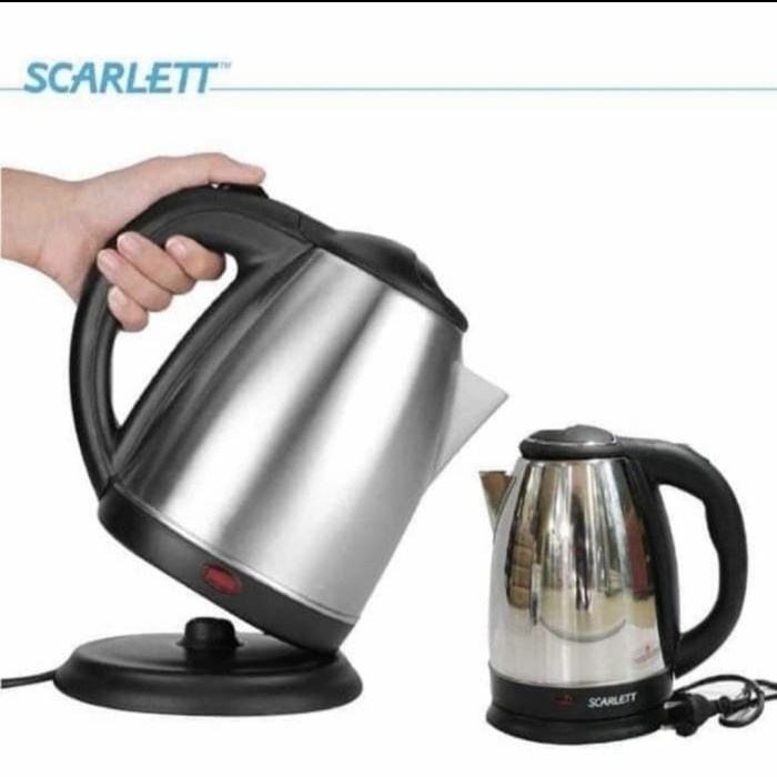 COD - Teko Hotel Stainless 2L 2Liter Electric Kettle Pemanas Air Elektrik