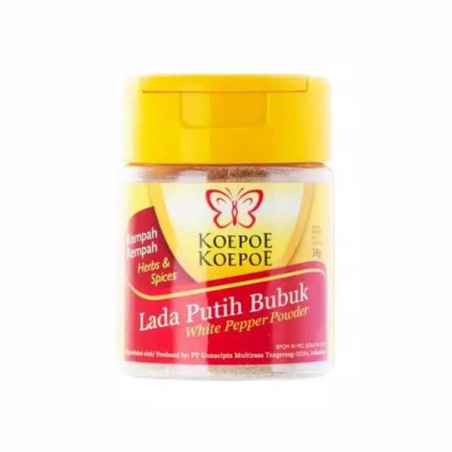 

Koepoe Koepoe Lada Putih Bubuk 38 gr