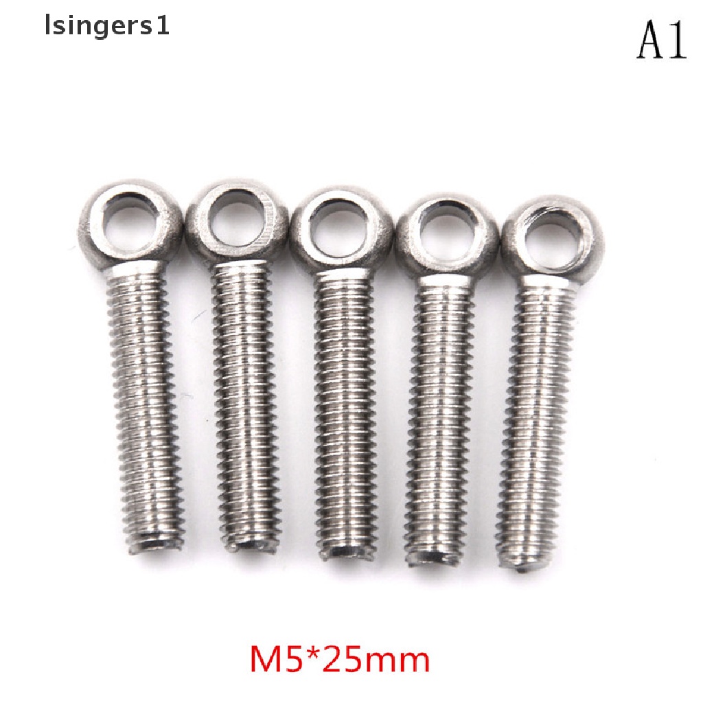 (lsingers1) 5pcs Baut M5 M6 M8 M10 M12 Bahan Stainless Steel