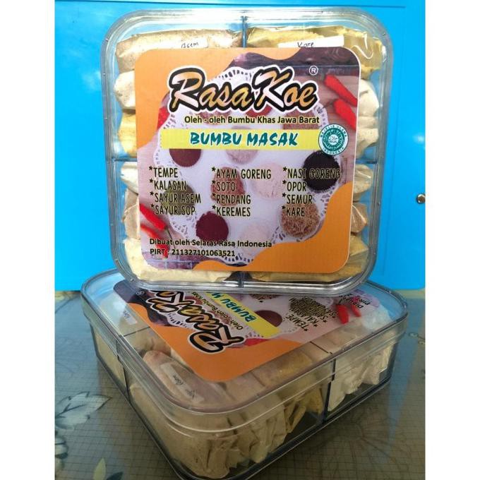 

BISA COD Bumbu Masak RasaKoe 12 in 1 Non Msg Paket Oleh-Oleh Khas Bogor Jabar BOOM SALE Kode 1326