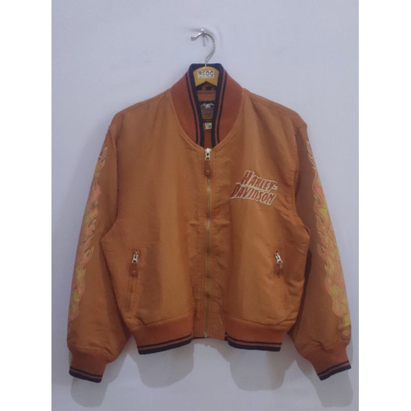 Jaket Bomber Motor Harley Davidson Second Original (Preloved/Thrift/Bekas)
