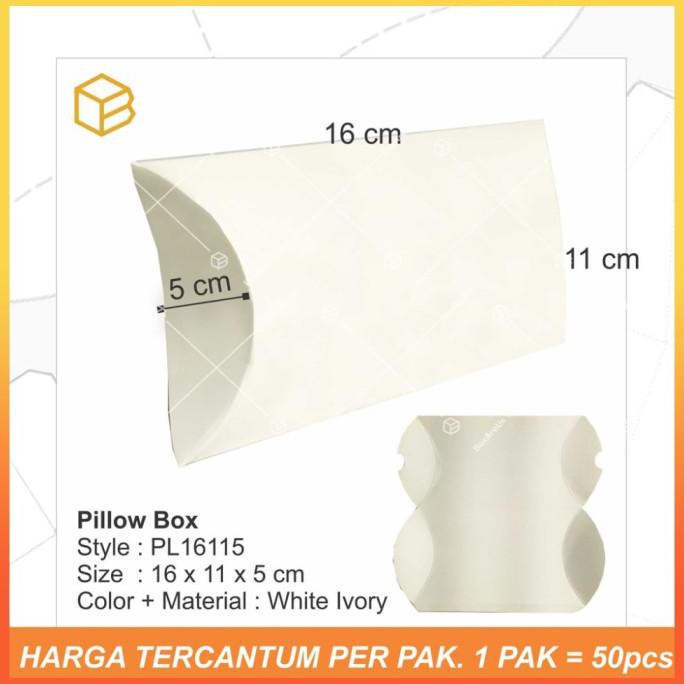 

Murah Pillow Box Gift Box. Packaging. Box. Souvenir - Pl16115 5 Riantihanumshop9