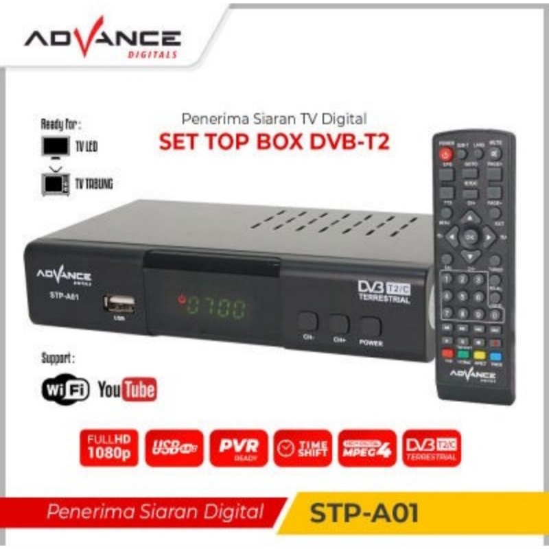 SET TOP BOX DVB-T2 ADVANCE