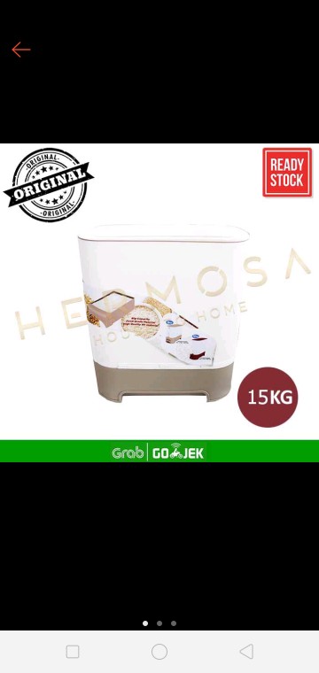 Rovega Tempat Beras Super Rice Box Rice Container Rice Wise 15kg