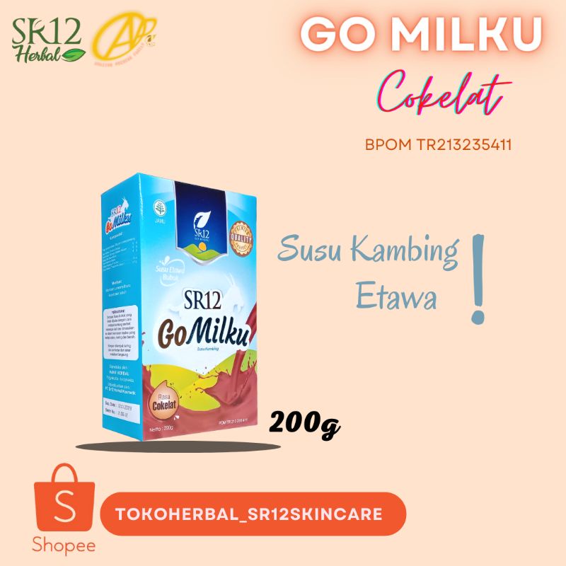 

Go milku cokelat sr12 200g Susu kambing etawa sr12 200gr Susu kambing original Susu penambah nafsu makan Susu pelancar asi Susu bebas gula Susu bebas kolesterol