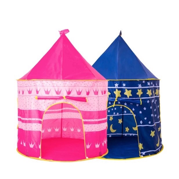 Tenda Anak Jumbo Portable Castle Tent Kids Rumah Camping Piknik Kastil