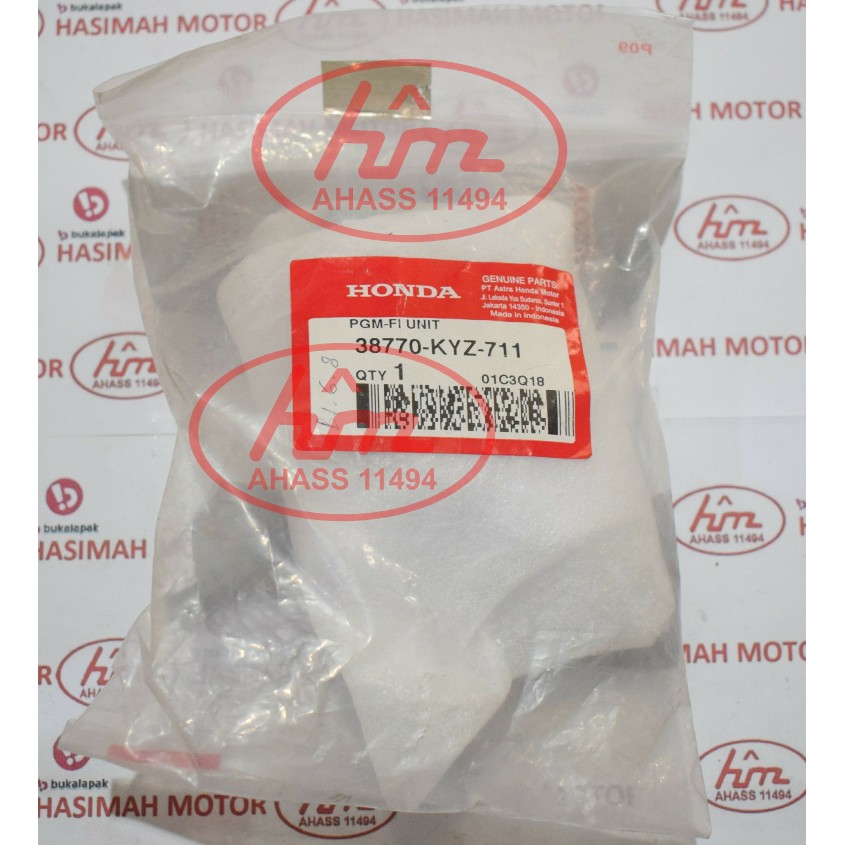 PGM-FI UNIT HONDA SUPRA X 125 HELM IN FI - KODE PART: 38770KYZ711